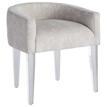 Miranda Kerr by Universal Furniture Love Joy Bliss Fabric Vanity Chair in White