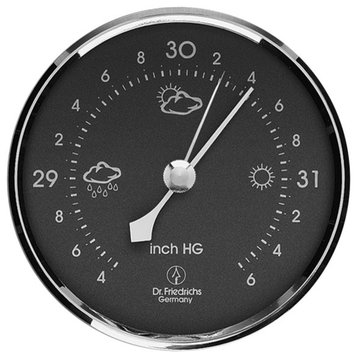 Precision Android Barometer Grey Dial With Chrome Bezel