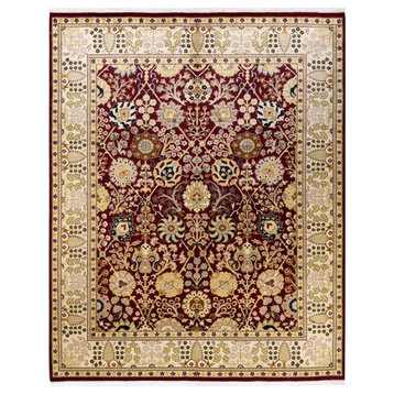 Mogul, One-of-a-Kind Hand-Knotted Area Rug Red, 8'1"x10'0"