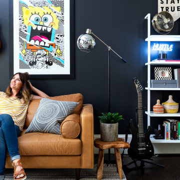 A Home Office with Cool Vibes