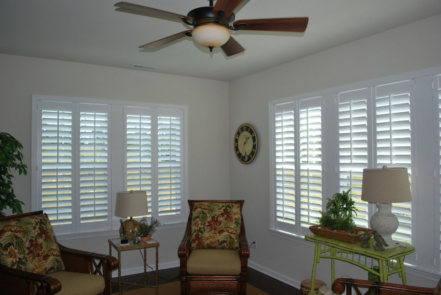 White Plantation Shutters