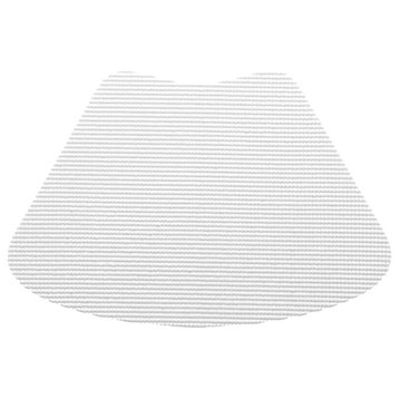 Kraftware Fishnet White Wedge Placemats, Set of 12