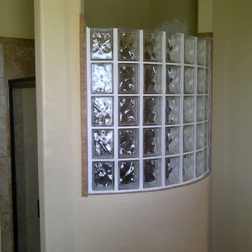 Glass Block Shower