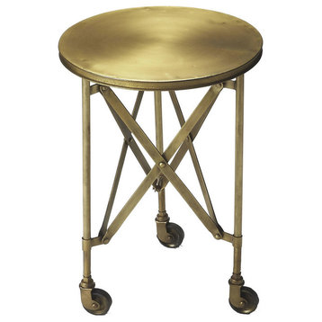 Butler Costigan Industrial Chic Accent Table, Black, Gold
