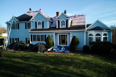 ボストンにあるおしゃれな家の外観の写真
