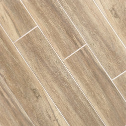 Birch Wood Plank Porcelain - Wall And Floor Tile