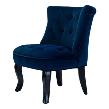 Jane Accent Chair, Navy