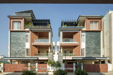 Mr. Debasis & Mr. Subhasis Conmtemporary Twin House Residence