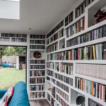 Private Residence Twickenham, Bespoke CD Collection Wall to Wall Shelving Unit
