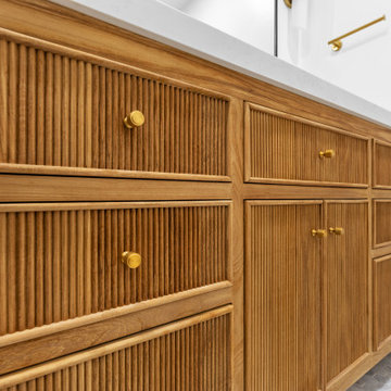 Spanish Contemporary Elegance: Primary Bathroom Remodel