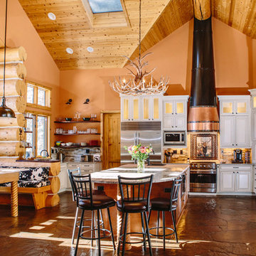 Evergreen Log Home Kitchen Renovation