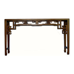Carved Console Table - Buffets And Sideboards