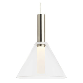 Tech Lighting FJ Mezz Pendant, Clear/Satin Nickel LED 700FJMEZCS-LED930 ...