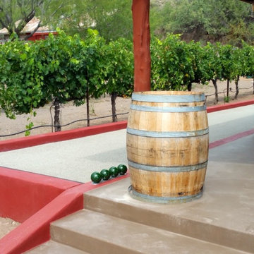 Bocce Court and Horseshoe court at Dancing Apache Winery
