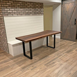 Walnut Single Slab Table #301 - Dining Tables