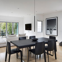 black wall