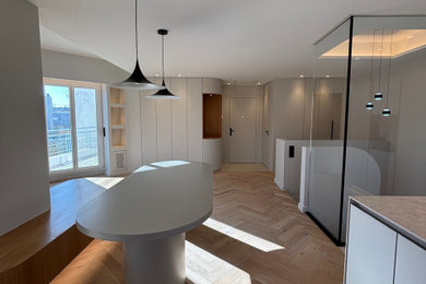 Exemple d'une salle à manger scandinave.
