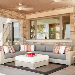 Berkeley Collection - Outdoor Footstools And Ottomans