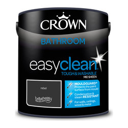 Crown Easyclean&reg; Bathroom - Mid Sheen Emulsion - rebel - Paint