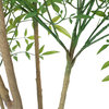 Hartshorn Artificial Heavenly Bamboo Nandina Tree, Green, 43.3wx31.5dx70.9h