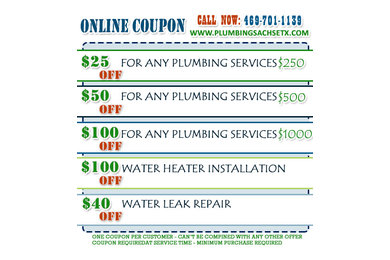 Plumbing Sachse TX