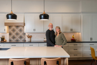 Example of a trendy kitchen design in Sacramento