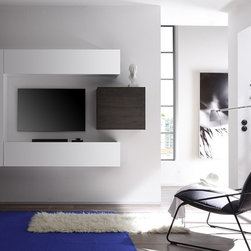 LC Mobili Modern Wall Unit Cube 1 LQ - $735.00 - Entertainment Centers And Tv Stands