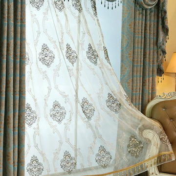 Living Room Luxury Valance Curtains