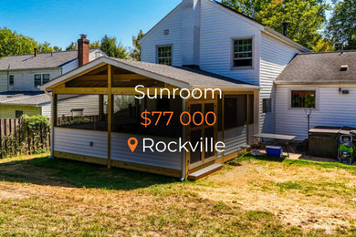 Example of a classic sunroom design in DC Metro