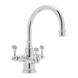 Rohl Perrin and Rowe-Bath Traditional 3-Lever Lavatory Faucet - Bathroom Faucets And Showerheads
