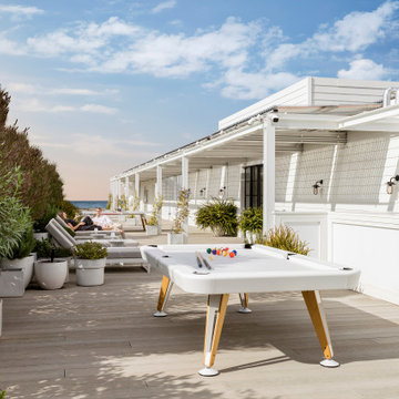 Diagonal Outdoor Pool Table
