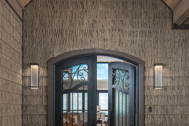Example of a minimalist entryway design in Other