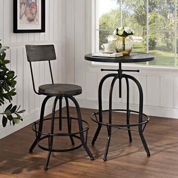 PROCURE Bar Stool- Black
