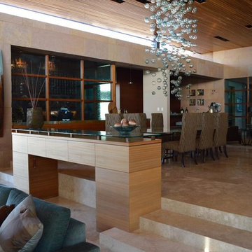 La Jolla, San Diego California Custom Wine Cellar Design Contemporary Mahogany