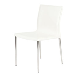Ginetta Dining Chair | White (Set of 2) - Dining Chairs