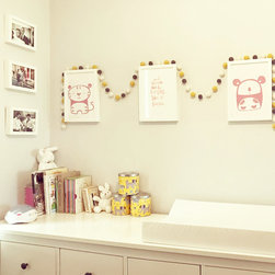 Felt Ball Garlands and Rugs - Nursery Decor