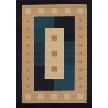 United Weavers Manhattan Times Square Navy Area Rug