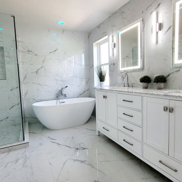 Modern Main Bathroom amazing transformation