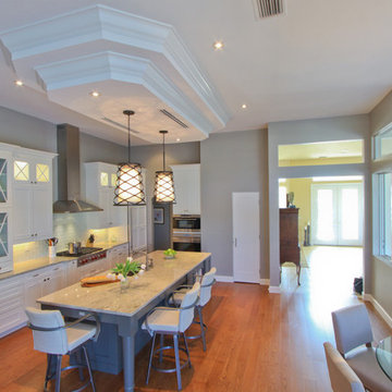 Kitchen and Wetbar with Entertainment Wall Bonita Springs FL Bonita Bay