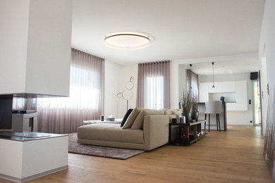 Exemple d'un salon tendance.