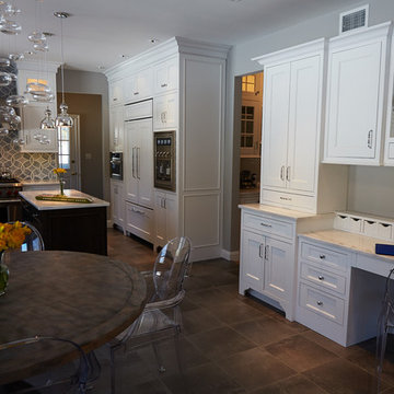 White and light Long Island KITCHEN