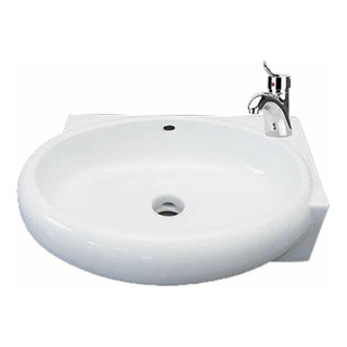 Above Counter Wall Mount Bathroom Corner Vessel Sink White ...