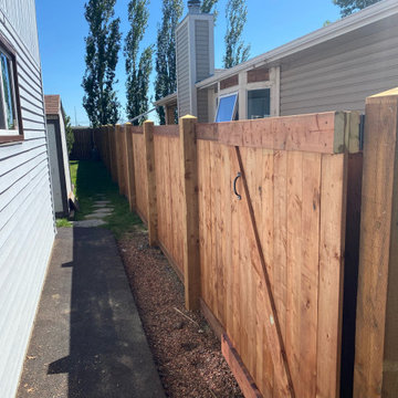 Bearspaw Fence rebuild