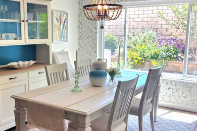 Inspiration for a dining room remodel in Orange County