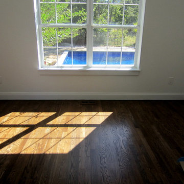 SOUTHAMPTON REFINSH WHITE OAK - ESPRESSO/DARK WALNUT BLEND STAIN + BONA MEGA CLR