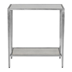 Worlds Away Joyce Silver Rectangular Table - Dining Tables