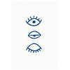 "Eye Eye" Poster by Marta Fromme, Blue, 50x70 cm