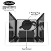 Cosmo Euro Wall-Mount Range Hood Modern Glass