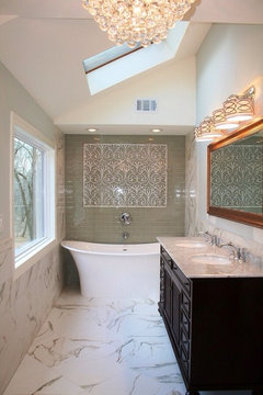 do something like that and take it around the top of your tiles that are only going so far up so it continues at the same height like a border - Bathroom Tiles Height do something like that and take it around the top of your tiles that are only going so far up so it continues at the same height like a border - Bathroom Tiles Height