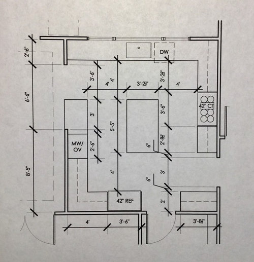 Kitchen Appliance Layout New Construction
